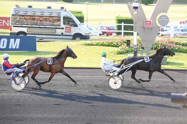 Arrivée quinté pmu PRIX KISSA à PARIS-VINCENNES