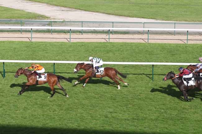 Photo d'arrivée de la course pmu PRIX DU CHATEAU DE BAGATELLE à LONGCHAMP le Jeudi 16 mai 2024