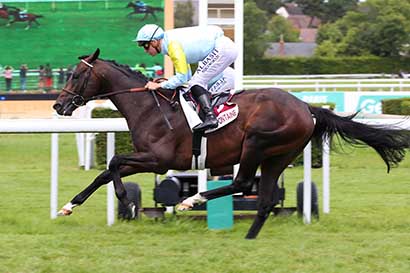 Photo d'arrivée de la course pmu PRIX LES PETITS MYTHOS (PRIX DE LA COUR RECTANGLE) à CLAIREFONTAINE le Jeudi 11 juillet 2024