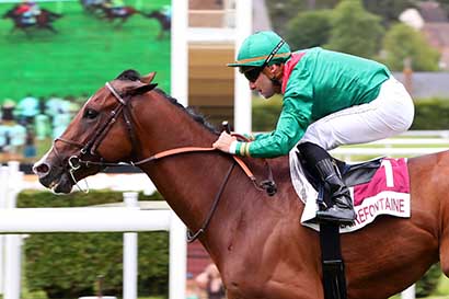 Photo d'arrivée de la course pmu PRIX PIERRE LEPEUDRY à CLAIREFONTAINE le Jeudi 11 juillet 2024