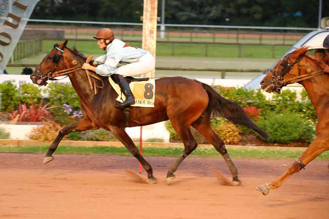 Photo d'arrivée de la course pmu PRIX DES LISTERES à CABOURG le Vendredi 26 juillet 2024