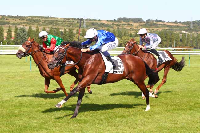 Photo d'arrivée de la course pmu PRIX DES SARDINIERS à DIEPPE le Lundi 29 juillet 2024