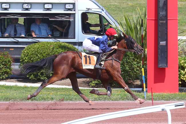 Photo d'arrivée de la course pmu PRIX DE LA PLACE SAINT-MICHEL à ENGHIEN le Mercredi 31 juillet 2024