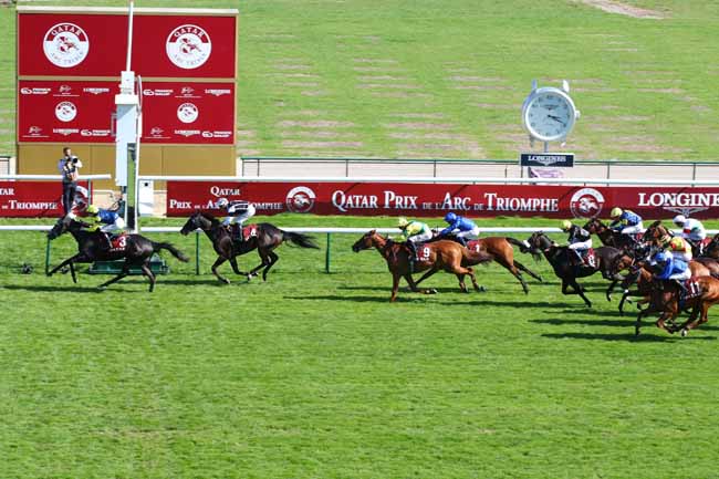 Arrivée quinté pmu QATAR PRIX CARRUS à LONGCHAMP