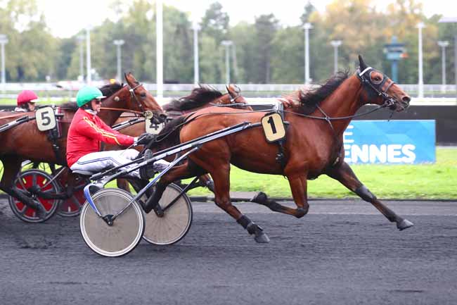 Photo d'arrivée de la course pmu PRIX HEKATE à PARIS-VINCENNES le Mardi 24 septembre 2024