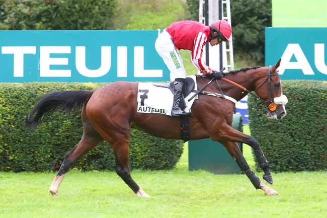 Photo d'arrivée de la course pmu PRIX PIERRE ET JEAN-MARIE MERCIER à AUTEUIL le Mercredi 2 octobre 2024