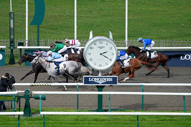 Photo d'arrivée de la course pmu PRIX DU MONT GRIFFON à CHANTILLY le Jeudi 3 octobre 2024