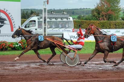 Photo d'arrivée de la course pmu PRIX DE L'UNAT CENTRE-EST à SAINT GALMIER le Mercredi 16 octobre 2024