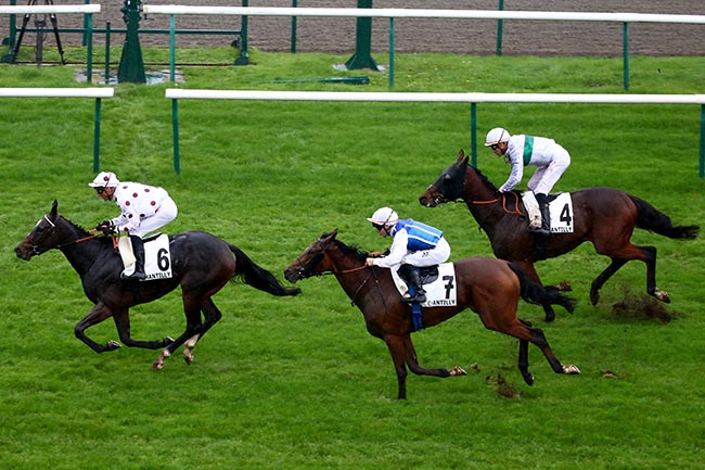 Photo d'arrivée de la course pmu PRIX DE LA COUR DES PRINCES à CHANTILLY le Jeudi 17 octobre 2024