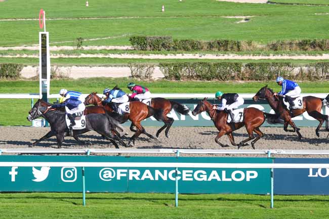 Photo d'arrivée de la course pmu PRIX DE VILLEPELEE à DEAUVILLE le Jeudi 24 octobre 2024