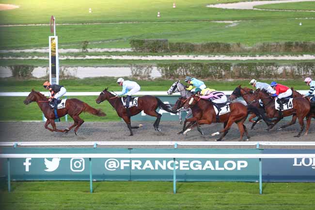 Photo d'arrivée de la course pmu PRIX DU CANAL DU HAVRE à DEAUVILLE le Jeudi 24 octobre 2024