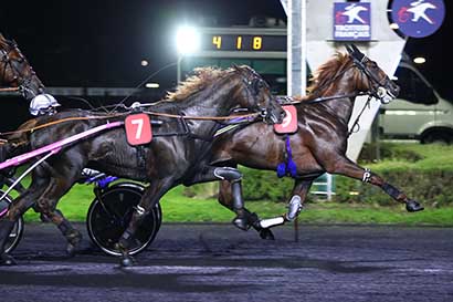 Photo d'arrivée de la course pmu PRIX VICTOR REGIS à PARIS-VINCENNES le Vendredi 25 octobre 2024