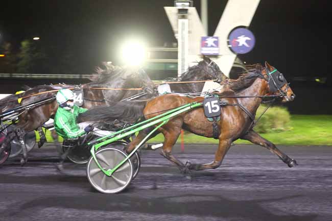 Photo d'arrivée de la course pmu PRIX UNION SPORTIVE DE FONTENAY (PRIX ADELHEID) à PARIS-VINCENNES le Vendredi 15 novembre 2024