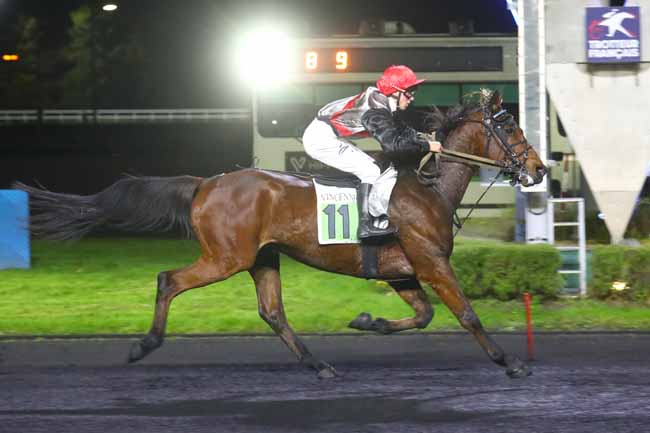 Photo d'arrivée de la course pmu PRIX LE SOUVENIR FRANCAIS (PRIX DYNAMENE) à PARIS-VINCENNES le Vendredi 15 novembre 2024