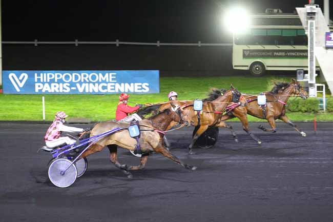 Photo d'arrivée de la course pmu PRIX DE COGNAC à PARIS-VINCENNES le Samedi 23 novembre 2024