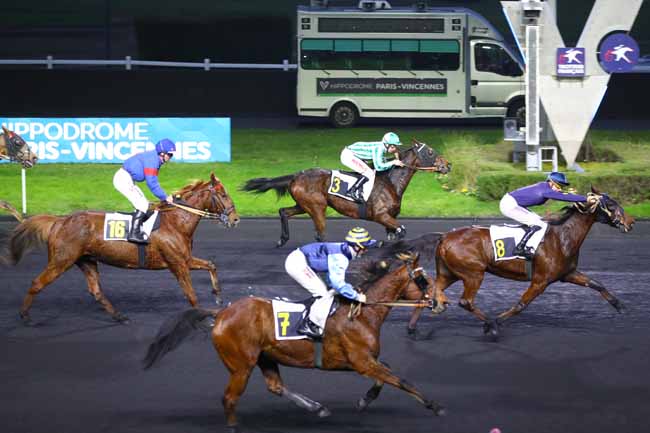 Photo d'arrivée de la course pmu PRIX D'APT à PARIS-VINCENNES le Samedi 14 décembre 2024