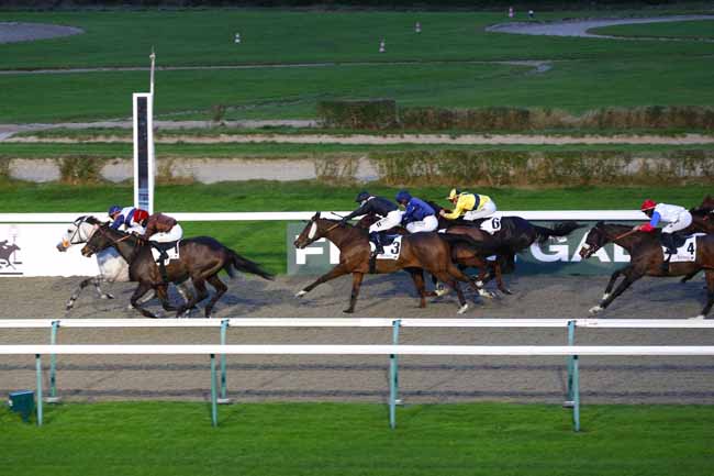 Photo d'arrivée de la course pmu PRIX ARCANGUES - POLYTRACK CHALLENGE à DEAUVILLE le Jeudi 19 décembre 2024