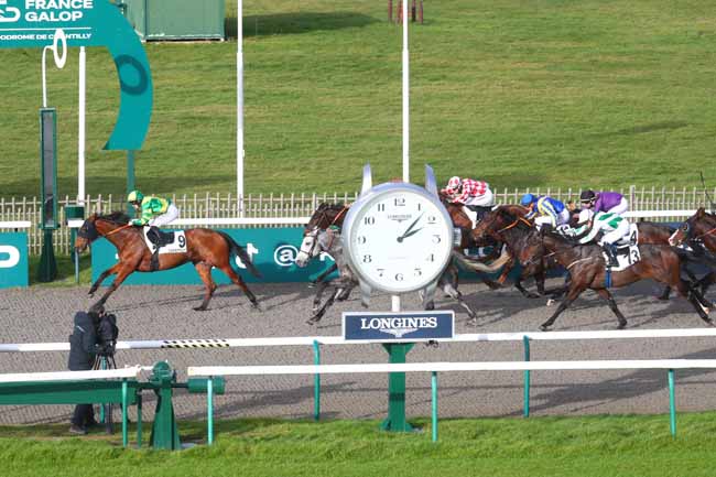 Photo d'arrivée de la course pmu PRIX DE LA GALERIE DE PSYCHE à CHANTILLY le Vendredi 20 décembre 2024