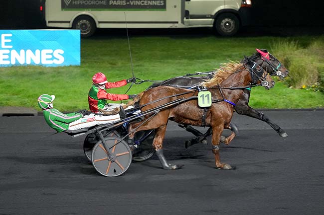 Photo d'arrivée de la course pmu PRIX DU MELE SUR SARTHE à PARIS-VINCENNES le Samedi 28 décembre 2024