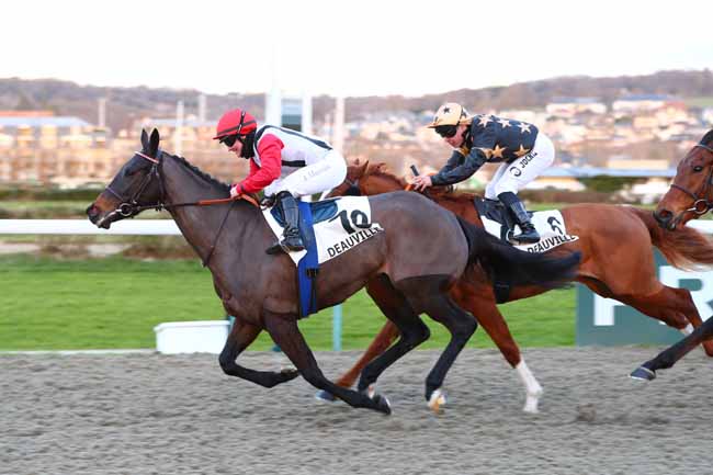 Photo d'arrivée de la course pmu PRIX DE PORT MULBERRY à DEAUVILLE le Vendredi 3 janvier 2025