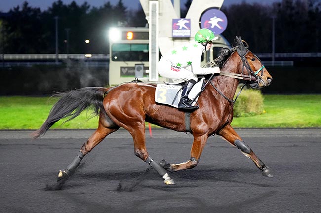 Photo d'arrivée de la course pmu PRIX DU BOUSCAT à PARIS-VINCENNES le Vendredi 10 janvier 2025