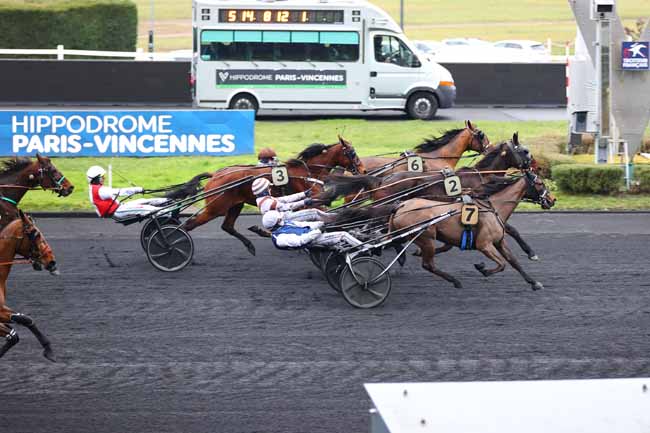 Photo d'arrivée de la course pmu PRIX D'ERBRAY à PARIS-VINCENNES le Jeudi 16 janvier 2025