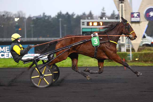 Photo d'arrivée de la course pmu PRIX D'ARGENCES à PARIS-VINCENNES le Lundi 20 janvier 2025