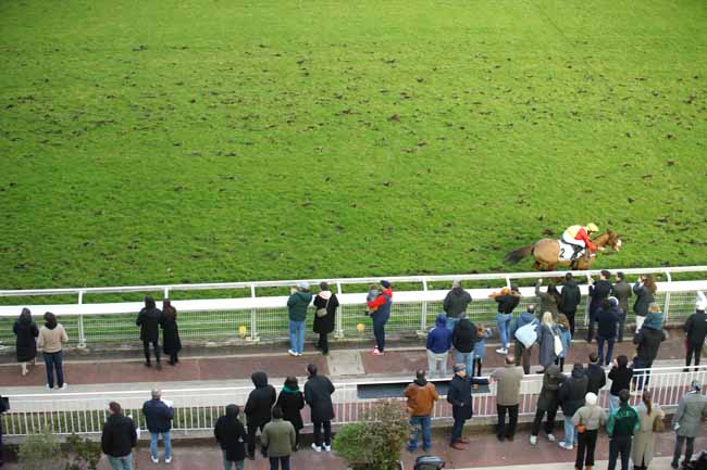 Photo d'arrivée de la course pmu PRIX BOUGIE à AUTEUIL le Samedi 15 février 2025