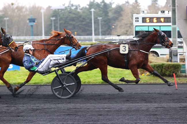 Photo d'arrivée de la course pmu PRIX DE SAINT-CALAIS à PARIS-VINCENNES le Vendredi 21 février 2025