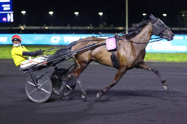 Photo d'arrivée de la course pmu PRIX DE GUERANDE à PARIS-VINCENNES le Vendredi 21 février 2025