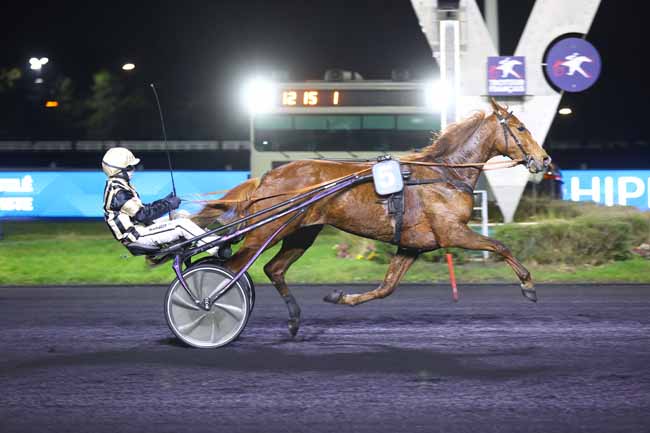 Photo d'arrivée de la course pmu PRIX DE PONT-L'EVEQUE à PARIS-VINCENNES le Vendredi 21 février 2025