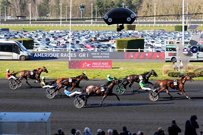 Arrivée quinté pmu PRIX DE PARIS - AMERIQUE RACES à PARIS-VINCENNES