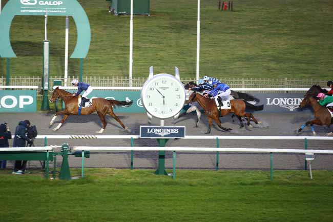 Photo d'arrivée de la course pmu PRIX DE JAGNY-SOUS-BOIS à CHANTILLY le Jeudi 27 février 2025