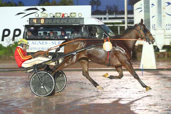 Photo d'arrivée de la course pmu PRIX DE MILAN à CAGNES-SUR-MER le Dimanche 9 mars 2025