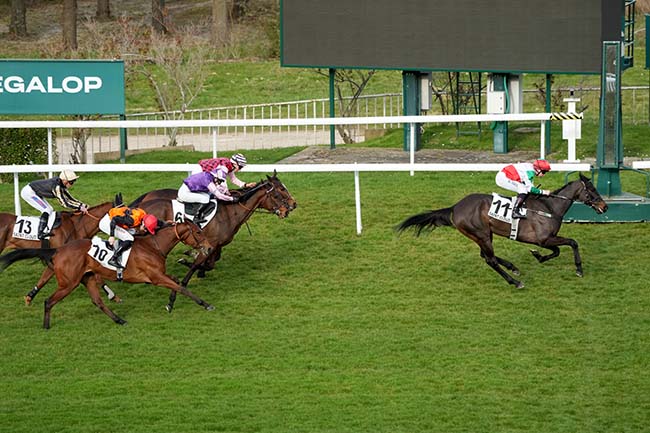 Photo d'arrivée de la course pmu PRIX DU GRAND MORIN à SAINT CLOUD le Jeudi 20 mars 2025