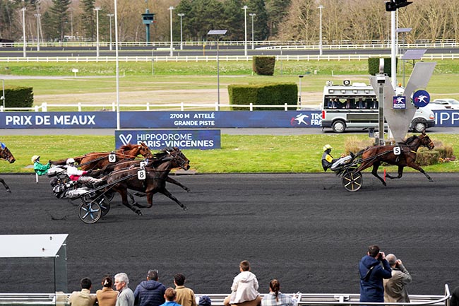 Arrivée quinté pmu PRIX DE MEAUX à PARIS-VINCENNES