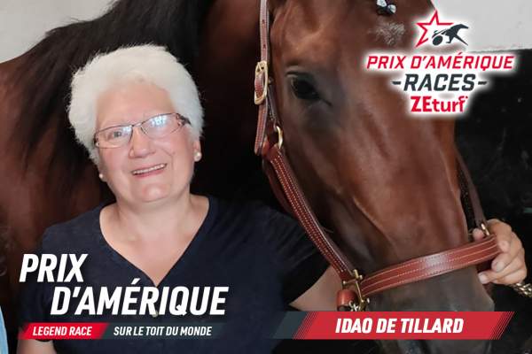 La photo de FranÃ§oise Chaunion Idao de Tillard - Prix d'AmÃ©rique Legend Race 2023