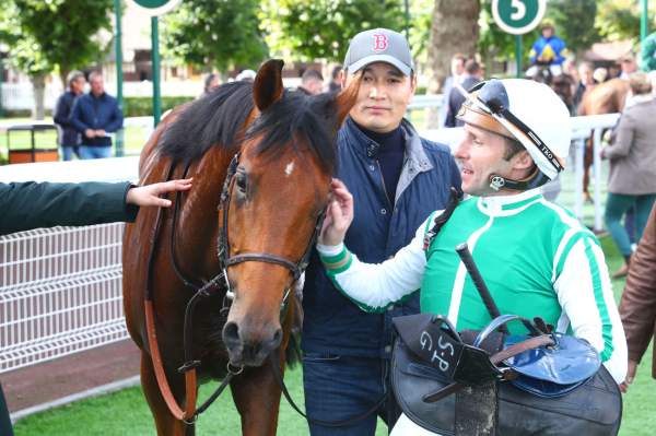 La photo de Ciccio Boy arrivée Quinté PMU Prix de La Forêt de Lyons à Deauville 