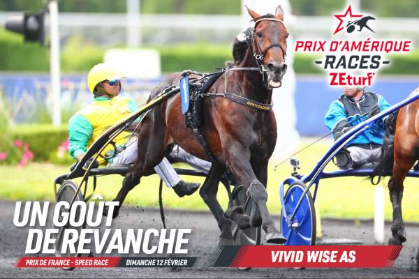 La photo de Vivid Wise As Prix de France 2023 - Prix d'AmÃ©rique Races ZEturf