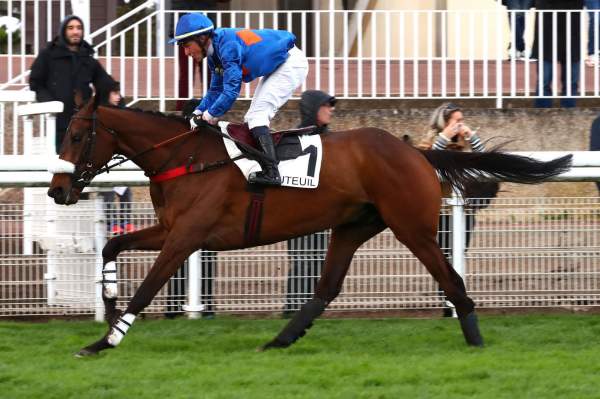 La photo de Theleme Arrivée du Prix Hypothèse Gr.III Hippodrome d'Auteuil