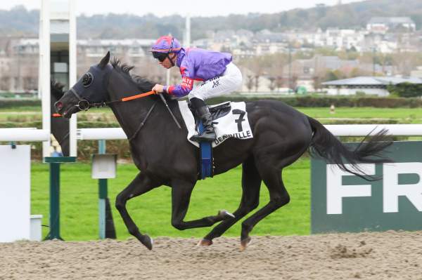 La photo de Mon Flamant Arrivée Quinté+ PMU Prix du Pays de Bray à Deauville