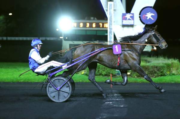 La photo de Kiff L'oseille arrivée pmu Prix de Bethune à Vincennes