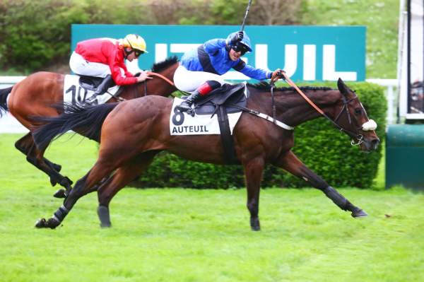 La photo de Imprenable Arrivée Quinté+ PMU Prix Lutteur III à Auteuil