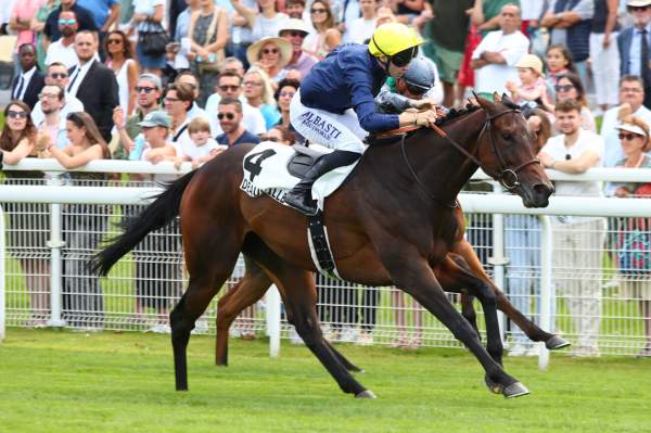 La photo de Mqse De Sevigne arrivée pmu Prix Rothschild (Gr.1) à Deauville