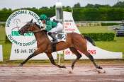 La photo de Ninepoints Lasse arrivée pmu Prix Laura Flessel à Argentan