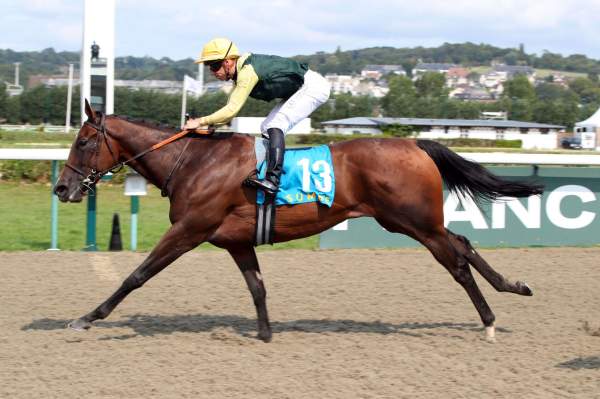 La photo de Kleora Arrivée Quinté+ Pmu Sumbe Grand Handicap 2024 à Deauville