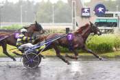 La photo de Lombok Jiel arrivée pmu Prix Abel Bassigny - Critérium 3 ans Q2 (Gr.II) à Deauville