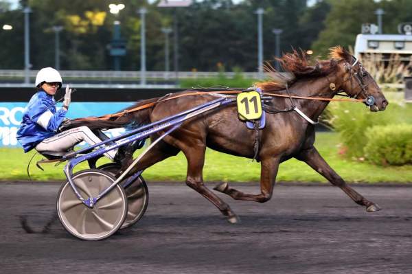 La photo de Jeremy D'as arrivée Quinté+ pmu Prix Bruna à Vincennes