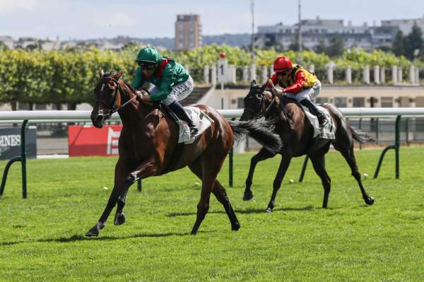 La photo de Zarigana Arrivée Prix d'Aumale à ParisLongchamp