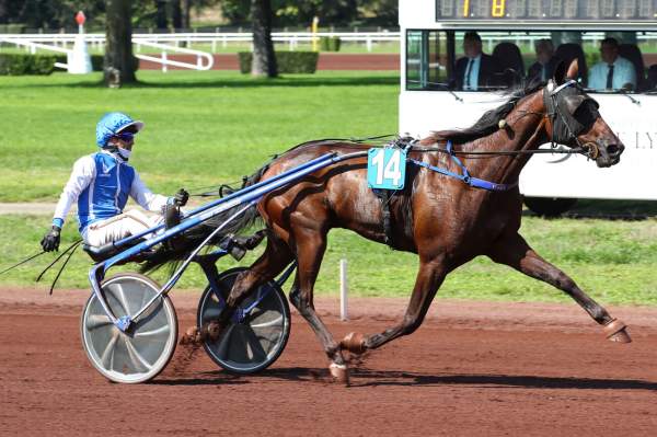 La photo de Gaspar D'angis Arrivée Quinté Pmu Grand Prix du Centre-Est à Lyon-Parilly